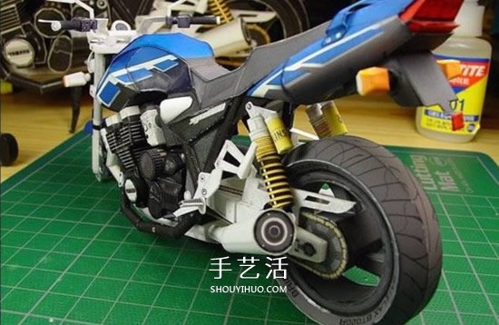 YAMAHA XJR1300 经典摩托车纸模型作品赏