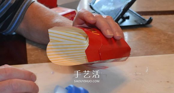 麦当劳包装盒废物利用 手工制作酷炫赛车模型