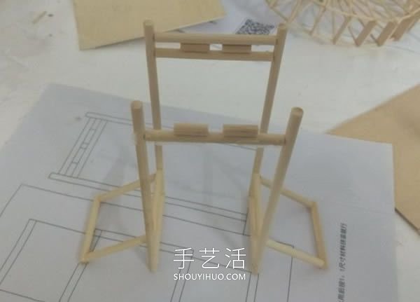 迷你水车模型制作方法带图纸