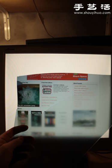 科技小制作：DIY只有你能看见内容的显示器