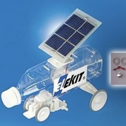 塑料瓶DIY的太阳能玩具车