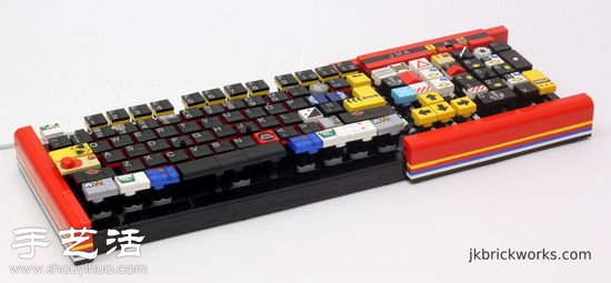 乐高积木手工DIY个性电脑键盘