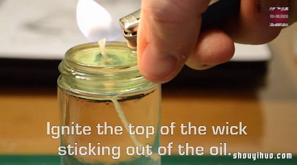 自制超有情调的水蜡烛DIY手工制作方法教程