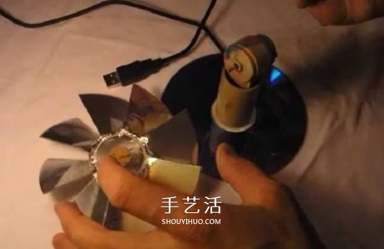 自制USB供电的小风扇 USB风扇DIY制作教程