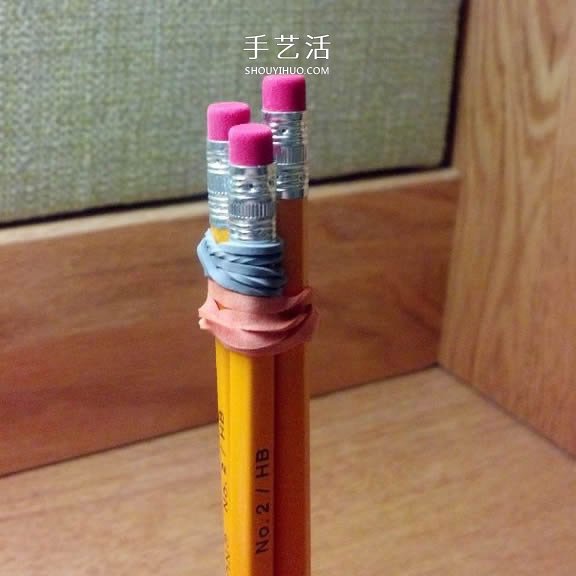 投石机的简单小制作 几根铅笔就可以搞定！
