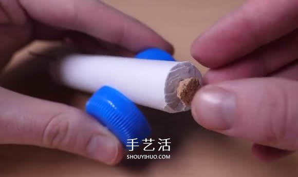 自制纸做大炮玩具的方法图解教程