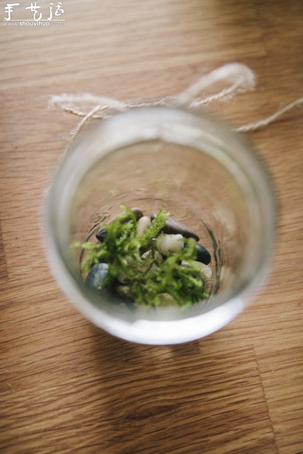 玻璃罐子DIY悬挂的小清新盆栽