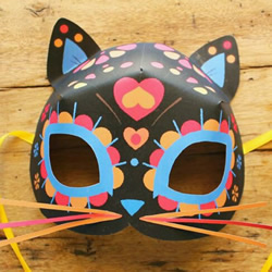 猫面具怎么制作的教程 猫脸面具制作过程图解