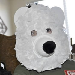 简单自制北极熊面具的方法图解教程