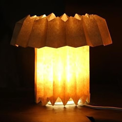 创意纸灯罩的折纸方法 漂亮灯罩的折法图解