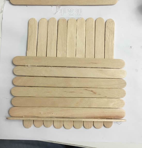 200根雪糕棍手工制作漂亮拱桥灯罩的方法教程