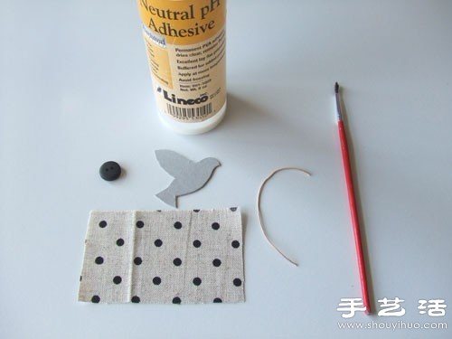 DIY手工制作可爱的小鸟书签