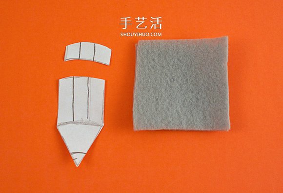 自制创意不织布书签 可爱的铅笔书签手工制作