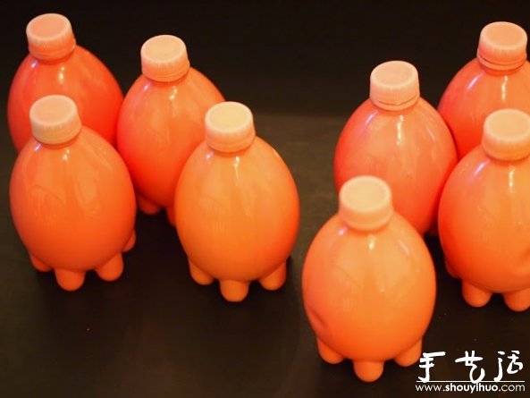 饮料瓶/塑料瓶手绘相扑选手 玩自制保龄球