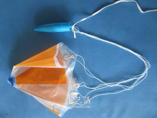 儿童降落伞的制作方法 自制简易降落伞玩具图解