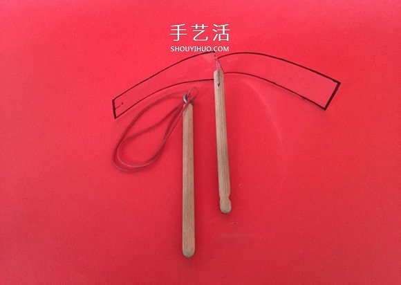 自制弹射旋转竹蜻蜓玩具的制作方法图解