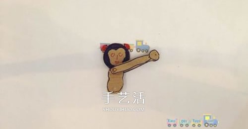有趣的纸板猴子玩具的制作方法