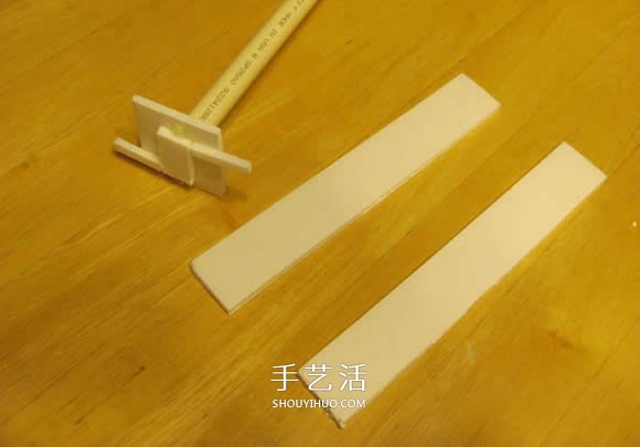泡沫板手工制作竹蜻蜓玩具图解教程