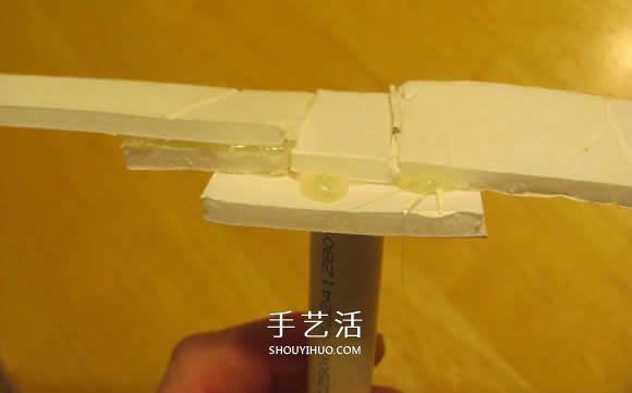 泡沫板手工制作竹蜻蜓玩具图解教程