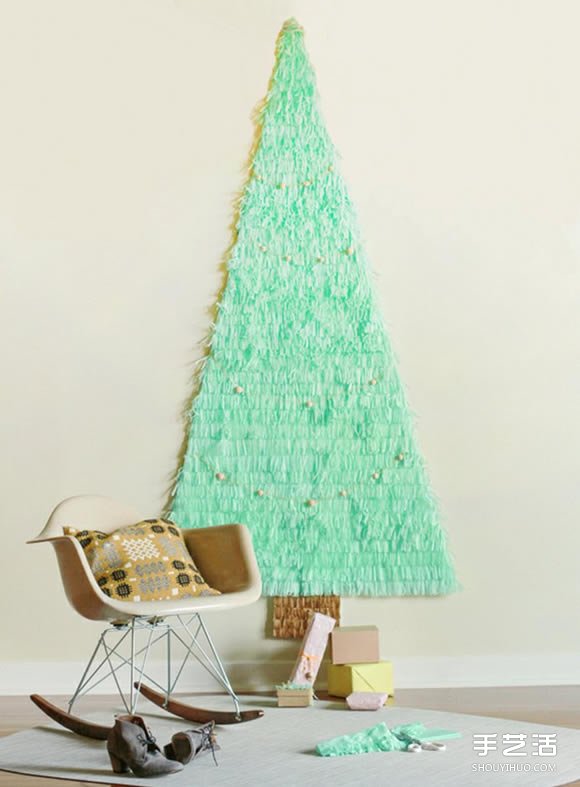 简易圣诞树制作方法 DIY大型圣诞树制作教程