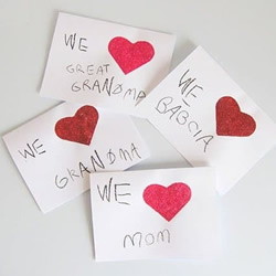 最简单的母亲节爱心卡片 小班孩子也能搞定！