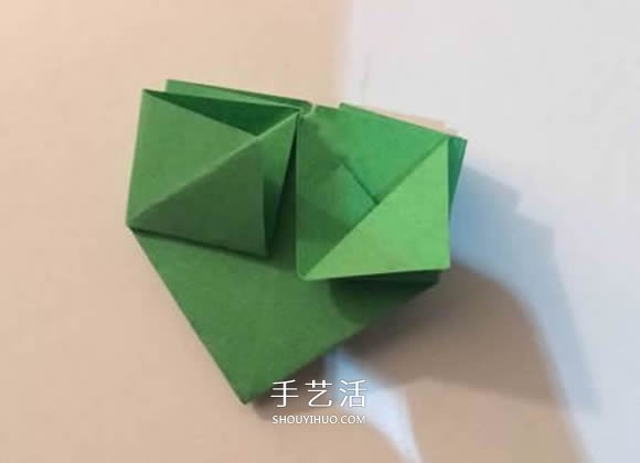 母亲节简单爱心折纸 爱心的折法图解教程