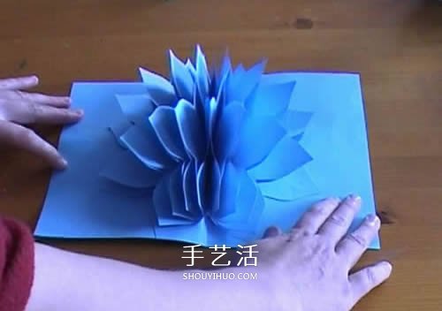 立体纸花贺卡制作方法 母亲节立体花朵贺卡DIY