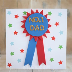 爸爸你是最棒的！创意父亲节奖牌贺卡手工制作