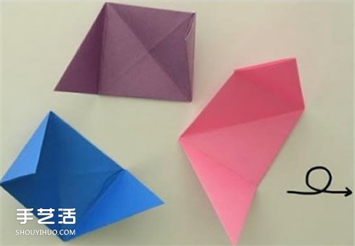 端午节纸粽子制作方法 手工折纸粽子步骤图