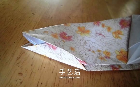 端午节手工制作 折纸粽子的折法详细步骤图