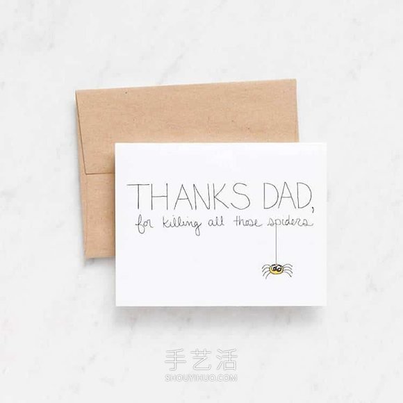 18种父亲节创意卡片，告诉他他对您的意义！
