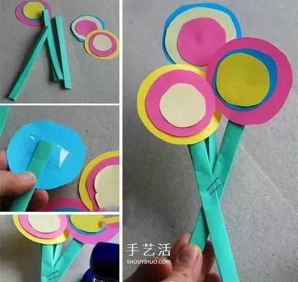 可爱花朵盆栽贺卡 完美的教师节贺卡手工制作