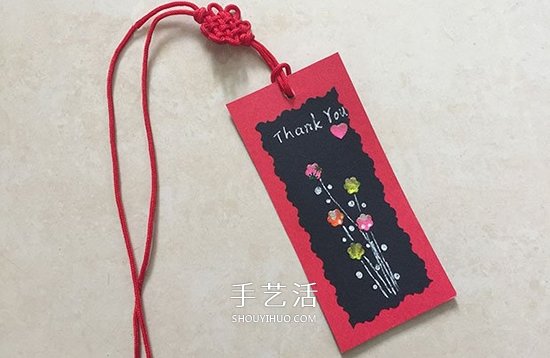 教师节小礼物手工制作 好看卡纸书签的做法