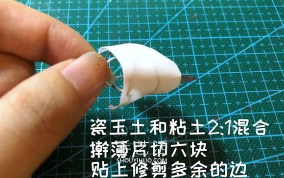 粘土手工制作中空小灯笼的做法教程