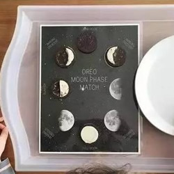 奇思妙想中秋月 让孩子用奥利奥饼干做月亮