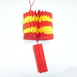 中秋灯笼DIY制作图解 幼儿园做灯笼的教程