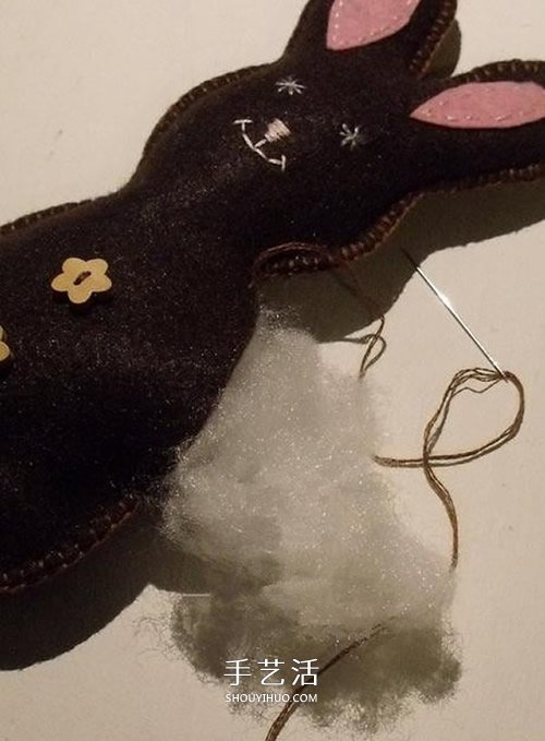中秋节兔子布偶DIY 简单布艺兔子玩偶的做法