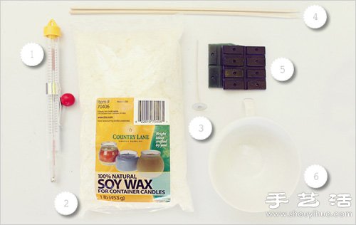 手工DIY唯美的茶杯蜡烛图解教程