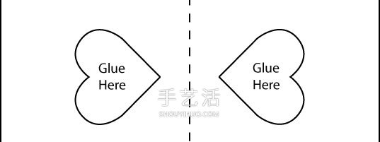 简单爱心卡片的做法 自制立体爱心卡片图解