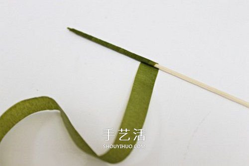 手揉纸手工制作超美郁金香花的做法