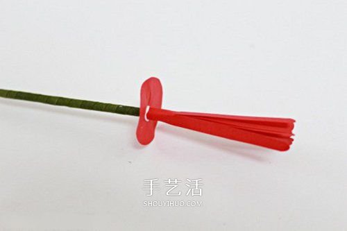 手揉纸手工制作超美郁金香花的做法
