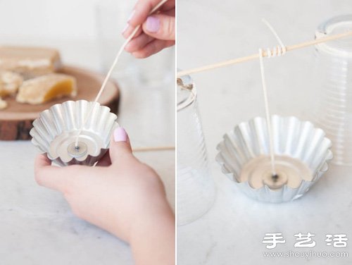 蜂蜡蜡烛DIY手工制作方法教程