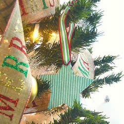 简单又漂亮圣诞星星DIY 自制圣诞树挂饰星星