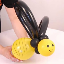 气球造型蜜蜂手工制作 用气球做蜜蜂的方法