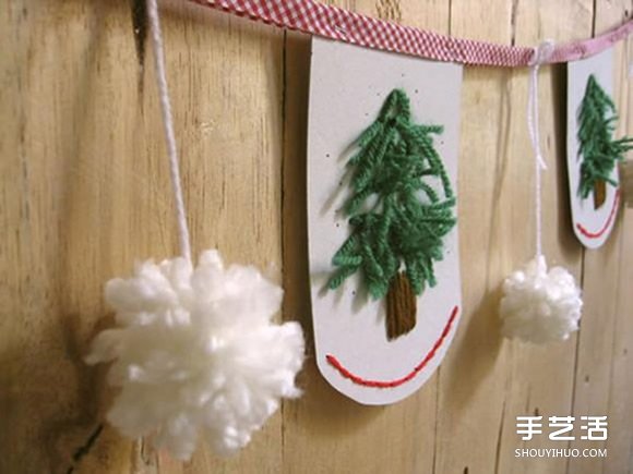 圣诞节挂饰手工制作 自制圣诞墙壁挂饰DIY方法