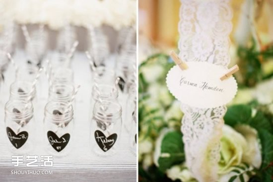 婚礼桌签制作方法图片 DIY婚庆布置道具桌签