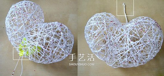 情人节镂空的心DIY 简单立体爱心装饰制作