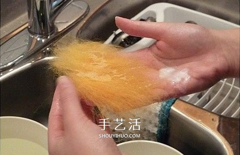 羊毛毡插花装饰品DIY 只要把羊毛搓成球就可以