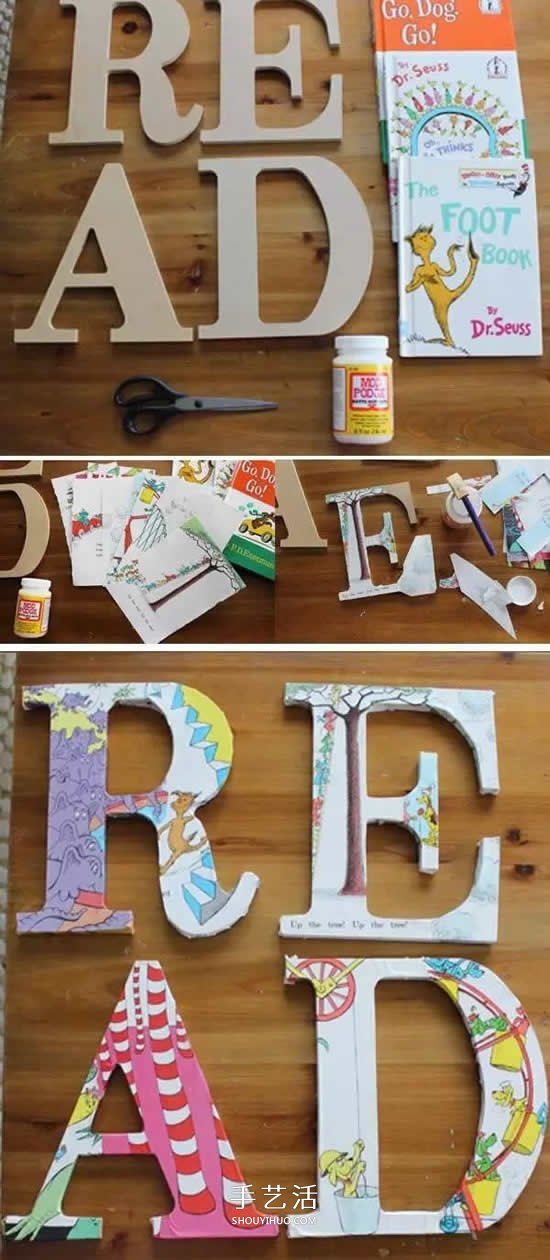 超多字母装饰创意DIY制作 收藏起来备用吧！