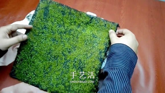 简单自制迷你池塘装饰摆件的制作方法教程